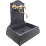 Fonderia bongiovanni - fontaine murale marsiglia pour maison jardin balcon mur extérieur avec meuble ... Fonderia bongiovanni - fontaine murale marsiglia pour maison jardin balcon mur extérieur avec meuble ...
