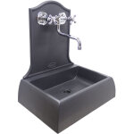 Fonderia bongiovanni - fontaine murale marsiglia pour maison jardin balcon mur ext�rieur avec meuble ...