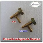 Fonderia bongiovanni - robinet gaz naturel ou gpl en laiton pour br�leur universel de cuisini�re barbecue ...