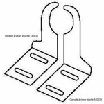 Console  visser pour radiateurs - console  visser gauche