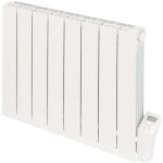 Fondital radiateur lectrique  inertie fluide ? 1500 w ? horizontal ? blanc ? programmable