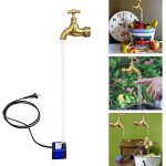 Fontaine d'arrosage � bec coulant invisible, fontaine � robinet flottante fontaine � robinet invisible ...