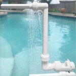 Fontaine cascade pour piscine, arroseurs amusants pour piscines hors sol et creuses, accessoires de ...