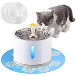 Fontaine à chat avec détecteur de mouvement pour fontaine pour animaux de compagnie, fontaine pour chien ... Fontaine à chat avec détecteur de mouvement pour fontaine pour animaux de compagnie, fontaine pour chien ...