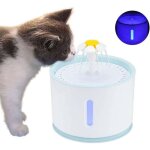 Fontaines pour chats, pet fontaine d'eau, 2. 4 l distributeur d'eau distributeur d'eau automatique pour ...