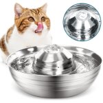 Shmshng - fontaine a eau chat, fontaine pour chat silencieuse en 4 tapes 2l, fontaine  eau pour chat ...