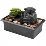 Fontaine d'eau décorative zen piles usb décoration de bureau cadeau Fontaine d'eau décorative zen piles usb décoration de bureau cadeau