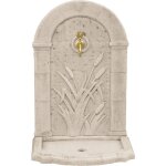 Fontaine de jardin roseau en pierre reconstitu�e