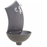 Fonderia bongiovanni - fontaine murale modèle pinta pour jardin potager avec or sans robinet au choix ... Fonderia bongiovanni - fontaine murale modèle pinta pour jardin potager avec or sans robinet au choix ...