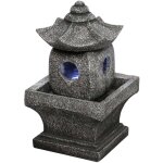 Stonelite - fontaine en polyrsine pagode 18 x 17 x 29 cm