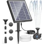Fontaine solaire ext�rieure - pompe de bassin 2, 5 w filtre - pompe � eau solaire ext�rieure conduite ...