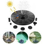 Fontaine solaire flottante d'extrieur, pompe autonome pour bain d'oiseaux de 1, 4 w pour jardin et terrasse, ...