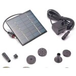 Fontaine solaire, pompe � eau solaire aucun plantes batterie ou electricit� pour bassin / piscine / d�coration ...