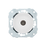 Prise tv etoile blanc glossy dom fontini