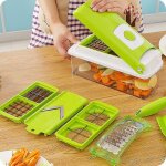 Food chopper: onion chopper, vegetable slicer dicer, fruit cutter - crea
