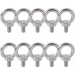 Anneau de levage 304 acier inoxydable filetage mle boulon  oeil m5x10 boulon vis machines paule levage ...