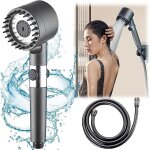 Pommeau de douche haute pression, douchette douche salle de bain 4 modes rglable, anti calcaire douchette ...