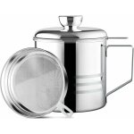 Forehill - pot de filtre  huile inox filtre 1. 2l304 + bourrelet suprieur inox
