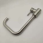 Forehill - robinet de cuisine pivotant � 360� en acier inoxydable bross� mitigeur de cuisine haut bec ...