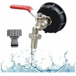Forehill - robinet cuve 1000l recuperateur d eau de pluie adaptateur de rservoir ibc connecteur  filetage ...