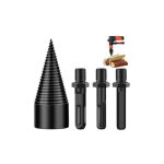 Foret  bois pour fendre du bois 42mm, fendeuse  bois perceuse, tige conique pour fendeuse  bois, durable ...