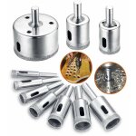 Foret diamant�, scie - cloche lot d'accessoires de forets, embouts pour carottier cutter avec en acier ...
