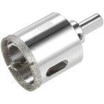 Foret diamant� pour scie cloche � verre avec foret de centrage pour verre, c�ramique, porcelaine, carrelage ...