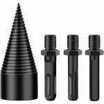 Foret de fendage de bois, cnes fendeuse bche, fendeuse  bois perceuse, splitter de bois, foret  bois ...