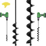 Foret de jardin, outil de creusement de plantes, pour le forage, foret � tari�re solide, foret en spirale, ...