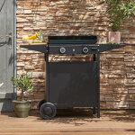 Forge adour - chariot ferm� pour plancha origin 60 acier noir