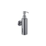 Fortifura - calvi distributeur de savon - mural - rond - gunmetal