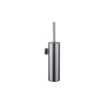 Fortifura - calvi porte - brosse de toilette - modèle fermé - mural - rond - gunmetal Fortifura - calvi porte - brosse de toilette - modèle fermé - mural - rond - gunmetal