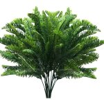 Fougere artificielle (lot de 6) - plante artificielle interieur / extrieur - feuillage artificiel pour ...