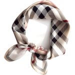 Foulards carr�s pour femmes et hommes, petits, en v�ritable satin de soie de m�rier, pour cheveux, t�te ...