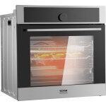 Four encastrable de 76 l, four mural simple de 59, 5 cm, electrique 3550 w, avec 16 fonctions de cuisson, ...