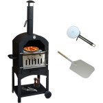 Four extrieur pour pizza ? 30cm au charbon de bois en en seulement 20 min - four de jardin 156cm x 64cm ...