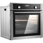 Four mural simple encastrable lectrique de 24 po, 9 fonctions de cuisson, 2, 68 pi3, 3550 w, chauffage ...