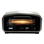 Four � pizza �lectrique rgv vulcano avec affichage led, temp�rature r�glable de 150 � 450 �c, gris