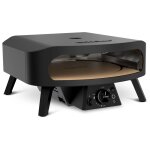 Four � pizza gaz cozze black edition 13 avec pierre rotative
