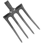 Fourche � b�cher de jardin - - 5 dents - acier � haute teneur en carbone