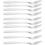 Fourchettes en acier inoxydable, fourchettes � escargots fourchettes � ap�ritif � 2 broches pour les ...
