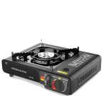 Fourneau portable à gaz butane 2. 9 kw avec allumage piezo pour cuisson en extérieur, camping, pique ... Fourneau portable à gaz butane 2. 9 kw avec allumage piezo pour cuisson en extérieur, camping, pique ...