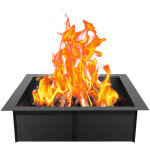 Foyer carre, dimensions exterieures 36 x 36 / interieures 30 x 30, hauteur 10 pouces, construction en ...