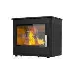 Supra - fr9016160b - po�le � bois - vision horizontale - fonte - noir - id�al pour odelyarabaisse