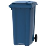 Ese - france conteneur poubelle à déchets 2 roues - 360l - robuste et Économique - 100% recyclé - bleu ... Ese - france conteneur poubelle à déchets 2 roues - 360l - robuste et Économique - 100% recyclé - bleu ...