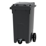 Ese - france conteneur poubelle  dchets 3 roues - 240l - robuste et professionnel - 100% recycl - ...