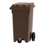 Ese - france conteneur poubelle  dchets 3 roues - 240l - robuste et professionnel - 100% recycl - ...