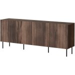 Bestmobilier - franco - buffet bas - effet bois - 200 cm