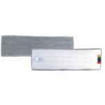 Frange microfibre fine gris 40cm velcro - tampel