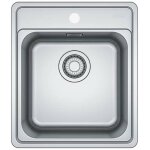 Franke - bell - vier bcx 610 - 42, 48x42 cm, inox 101. 0698. 241